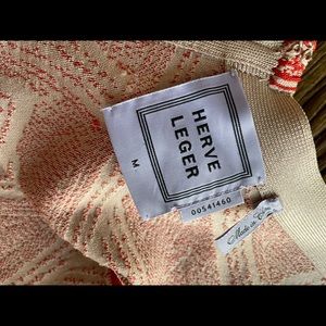 HERVE LEGER short dress size M. Red